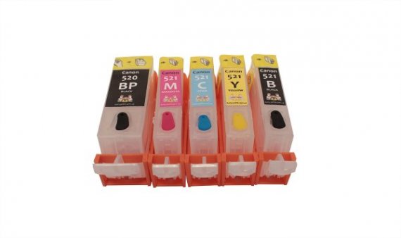 фото ПЗК для Canon ip5500 изображение Перезаправляемые картриджи Canon iP5500