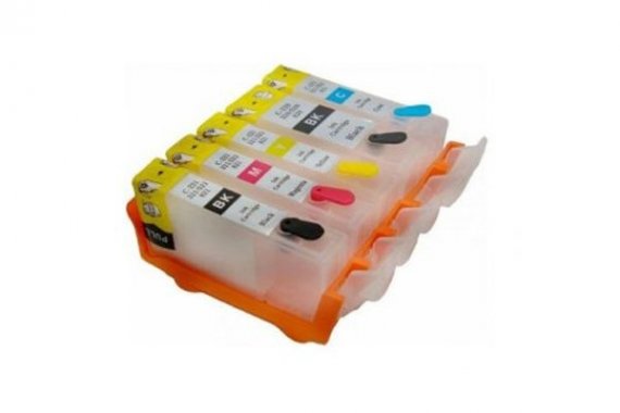 фото ПЗК для HP B8553 изображение Перезаправляемые картриджи HP Photosmart B8553