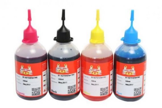 фото Фоточернила (водорастворимые) для Canon изображение Фото-чернила для Canon Lucky Print 521 (4*100 ml)