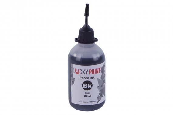 фото Фоточернила (водорастворимые) для Canon изображение Фото-чернила для Canon Lucky Print 521 Black (100 ml)