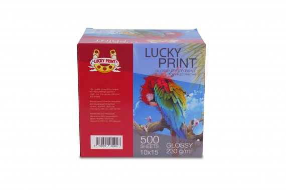 фото Глянцевая фотобумага Lucky Print изображение Глянцевая фотобумага Lucky Print (10*15, 230 гр.), 500 листов