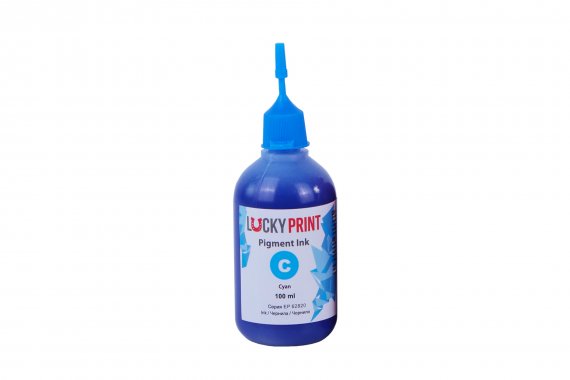 фото Пигментные чернила Lucky Print 6P Cyan изображение Пигментные чернила для Epson Lucky Print 6P Cyan (100 ml)