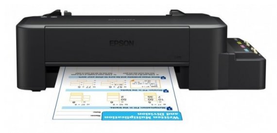 фото Epson L120 с чернилами Lucky Print изображение Принтер Epson L120 с СНПЧ и чернилами Lucky Print