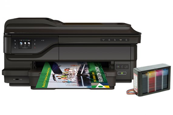 фото HP Officejet 7612 изображение МФУ HP Officejet 7612 с СНПЧ High Tech Profi