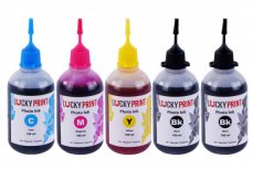 изображение Фото-чернила для Epson Lucky Print 11UV (5*100 ml)