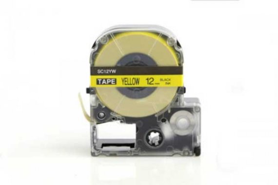 фото Epson LW SC12YW изображение Картридж (желтая лента) Lucky Print для Epson LW300, LW400