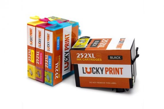 фото Совместимые картриджи Epson WF-7620 изображение Комплект совместимых картриджей для Epson WF-7620 (T252XL)