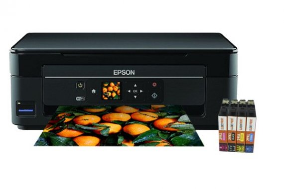 фото Epson Expression Home XP-342 изображение МФУ Epson Expression Home XP-342 с картриджами Lucky Print