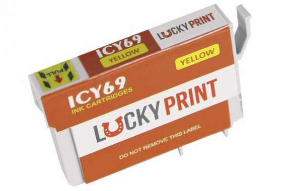 фото Совместимый картридж Epson PX-045A изображение Совместимый картридж Yellow для Epson PX-045A (ICY69)