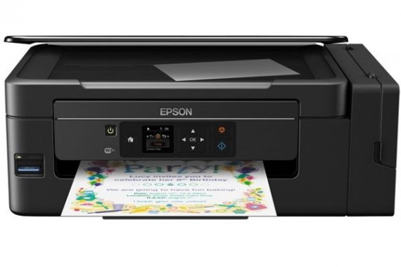 фото Epson L3070 изображение МФУ Epson L3070 с СНПЧ и чернилами Lucky Print