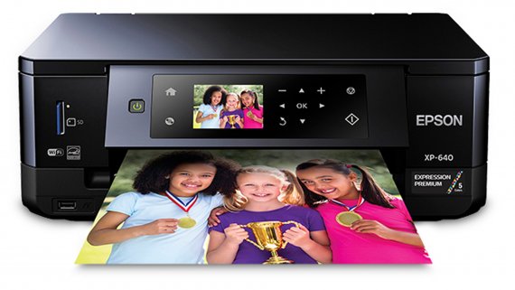 фото Epson XP-640 изображение МФУ Epson Expression Premium XP-640 с картриджами Lucky Print