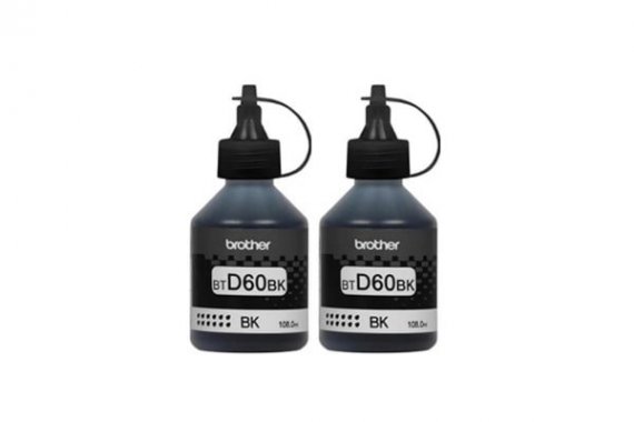 фото Оригинальные чернила для Brother BTD60BK Black (2x108 мл) изображение Оригинальные чернила для Brother BTD60BK Black (2x108 мл)