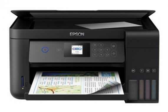 фото Epson L4160 изображение МФУ Epson L4160 с СНПЧ и светостойкими чернилами Lucky Print