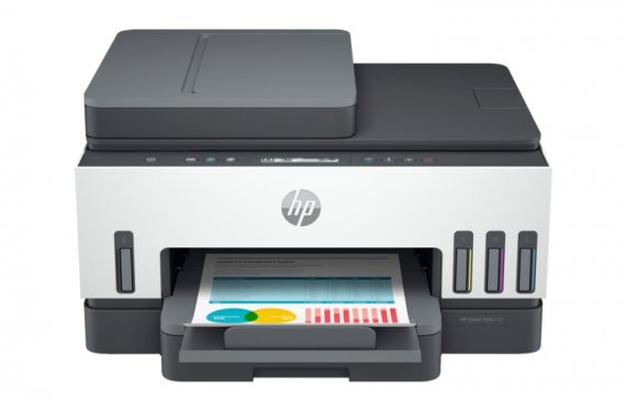 фото HP Smart Tank 750 изображение МФУ HP Smart Tank 750 с оригинальной СНПЧ и чернилами Lucky Print