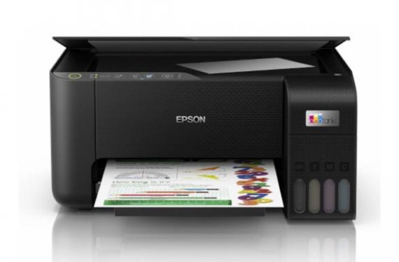 фото Epson L3250 с чернилами изображение МФУ Epson L3250 с СНПЧ и чернилами Epson